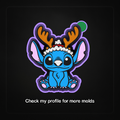 Christmas Stitch Freshie Plastic Mold!