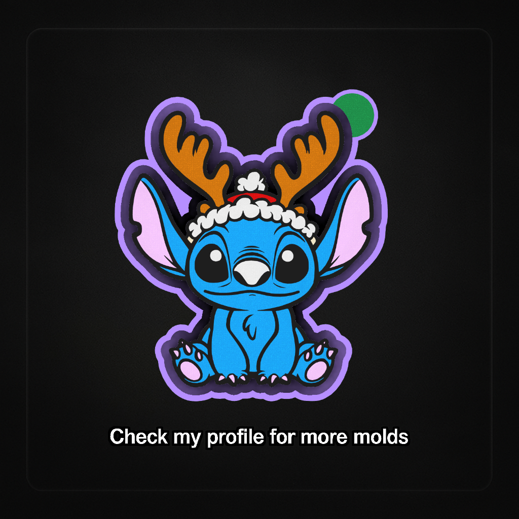 Christmas Stitch Freshie Plastic Mold!